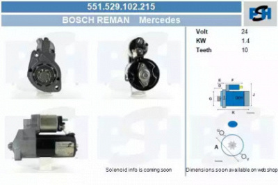 CV PSH 551529102215 -  Стартер